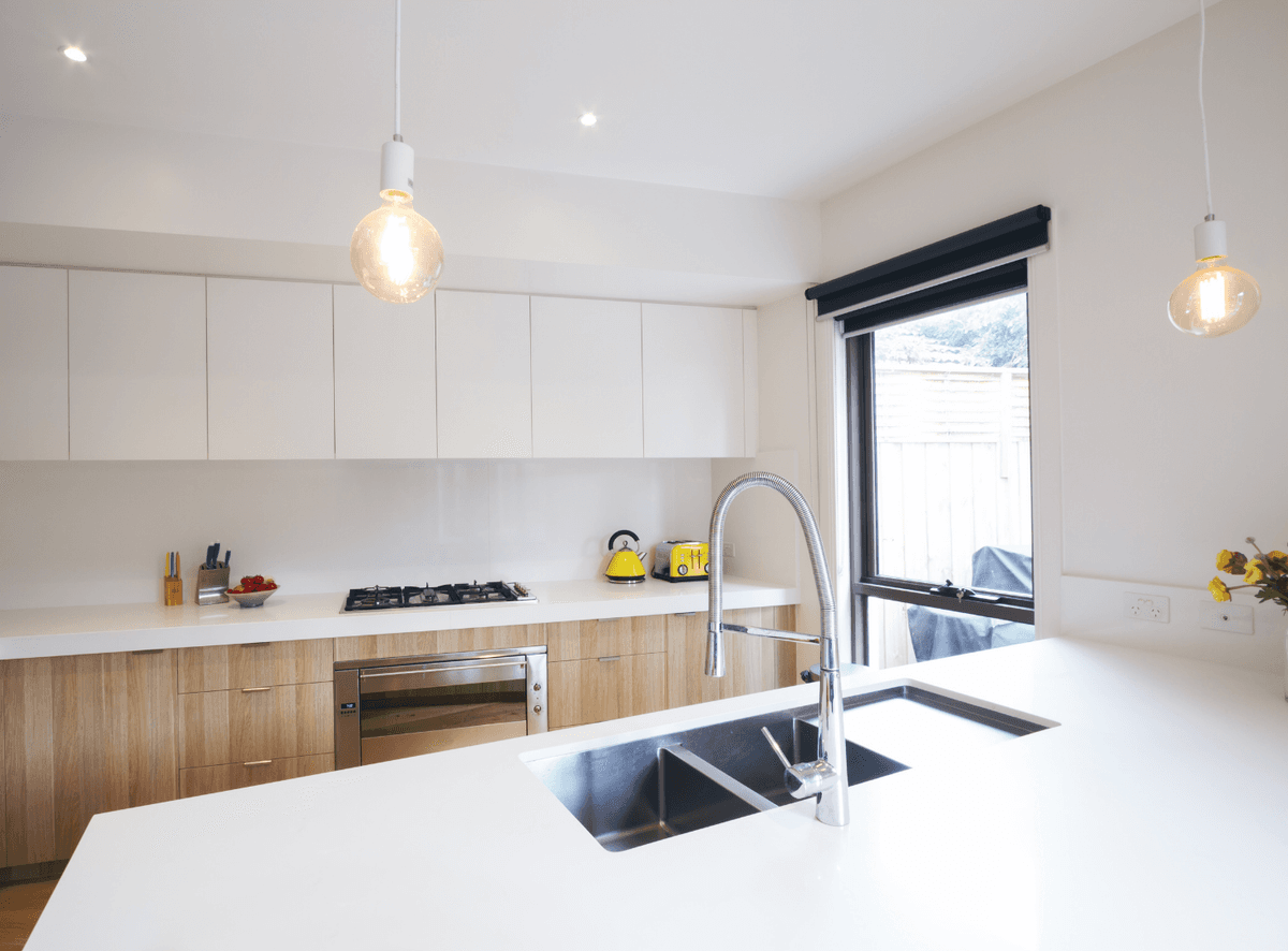 Remodeled modern kitchen